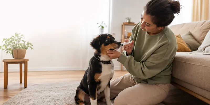 How to Give a Dog Liquid Medicine Without Turning It Into a Wrestling Match