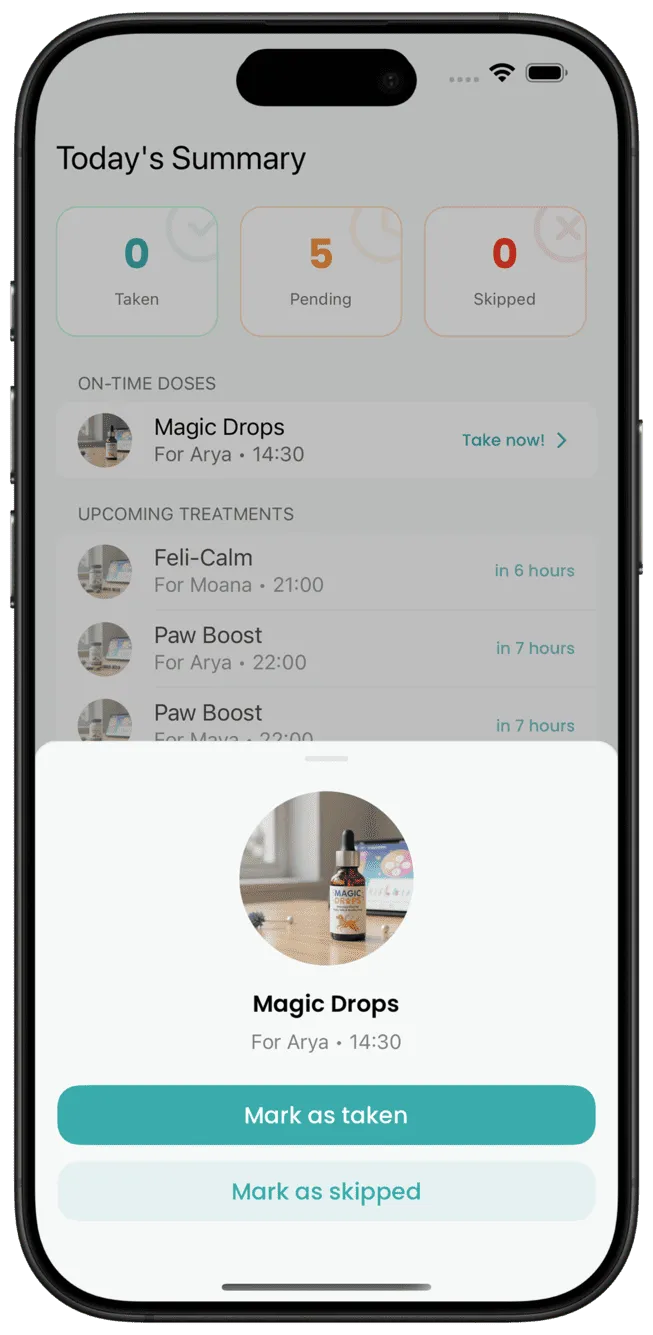 Stay in control of every dose